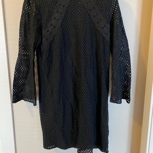 LOFT Sz 12P Black Dress